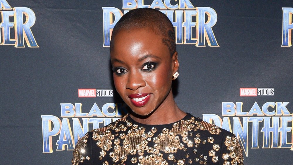 Danai Gurira with a short hairstyle