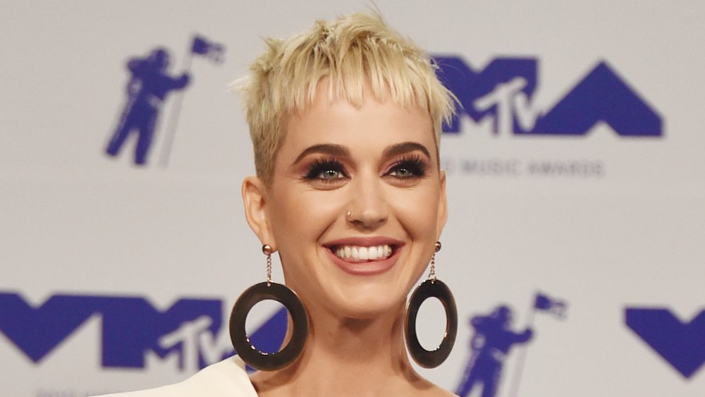 Katy Perry with a short hairstyle