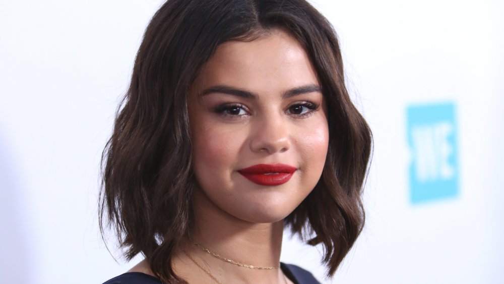 Selena Gomez with a short hairstyle