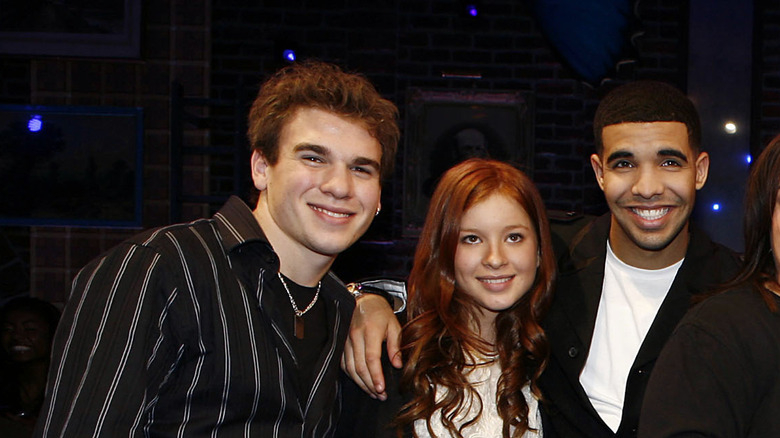 Shane Kippel, Stacey Farber, and Drake posing for picture