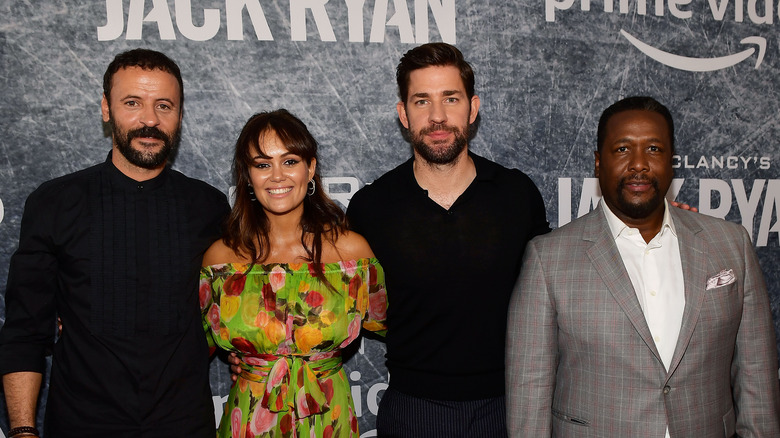 Cast of Tom Clancy's Jack Ryan on the red carpet