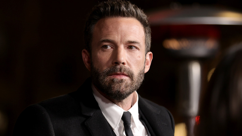 Ben Affleck looking serious