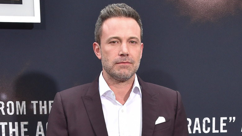 Ben Affleck looking serious