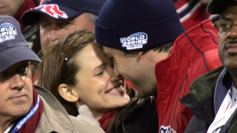 Ben Affleck and Jennifer Garner at the World Series