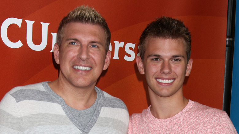 Todd and Chase Chrisley smiling