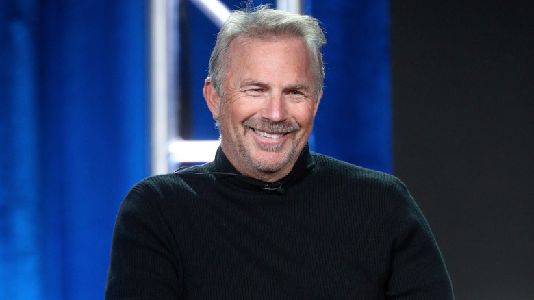 Kevin Costner smiling