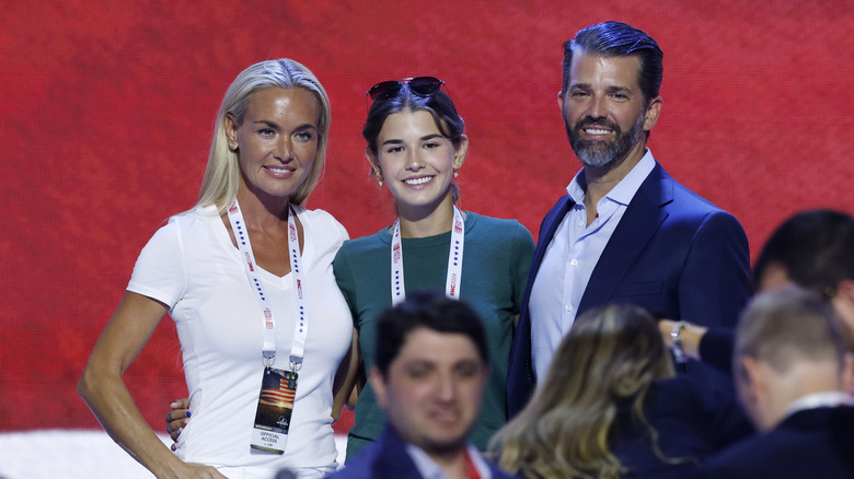 Kai Trump with Don Jr. and Vanessa Trump