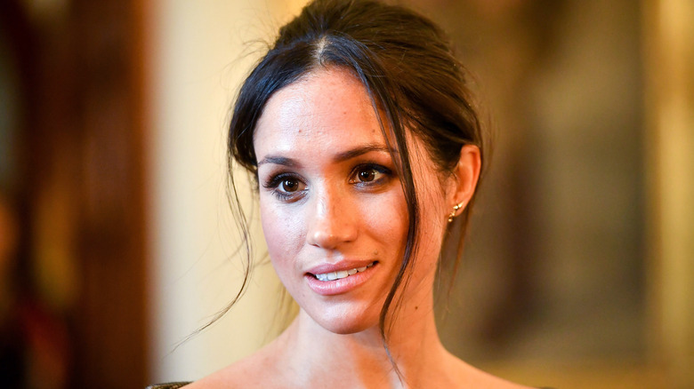 Meghan Markle closeup smiling