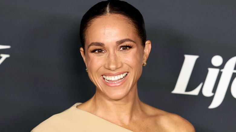 Meghan Markle closeup smiling