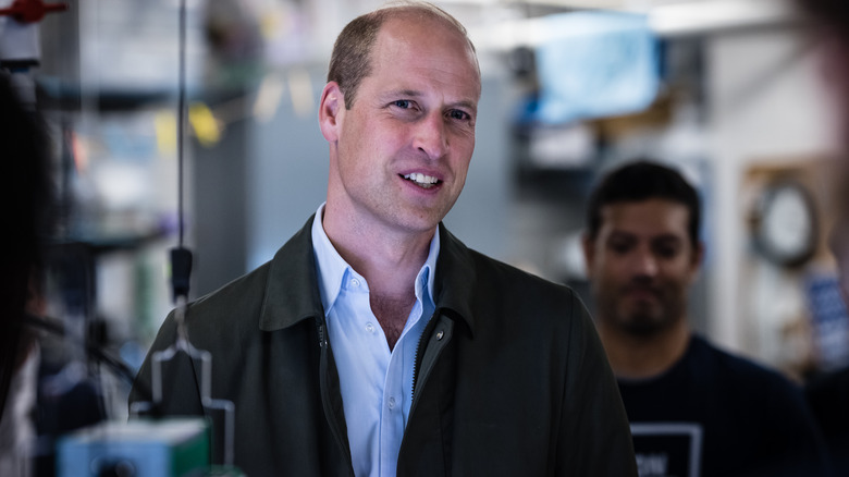 Prince William smiling