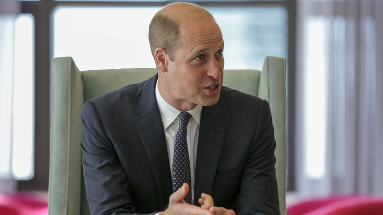 Prince William talking