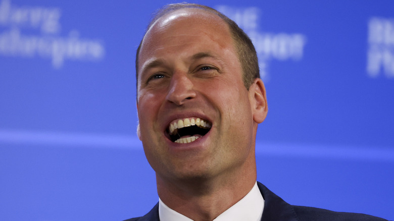 Prince William laughing