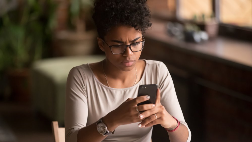 girl on phone