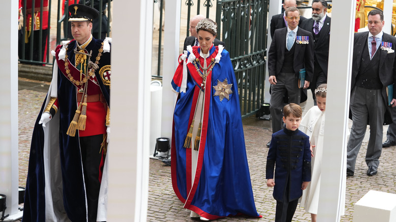 William and Catherine on Coronation Day 