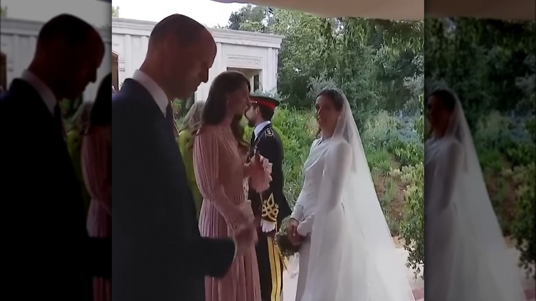 William and Catherine at Jordanian royal wedding 