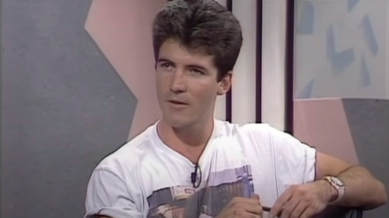 Simon Cowell in early television appearance