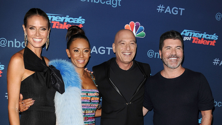 Heidi Klum, Mel B, Howie Mandel, and Simon Cowell