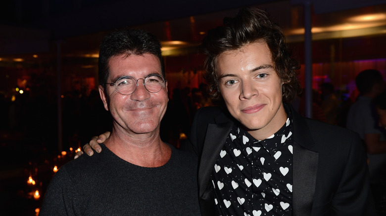 Simon Cowell and Harry Styles in 2013