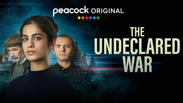 Simon Pegg in The Undeclared War on Peacock