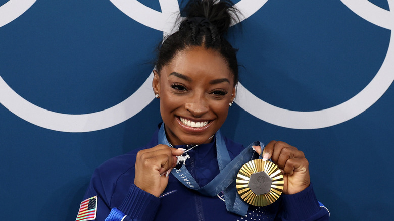 Simone Biles gold medal 2024 Olympics