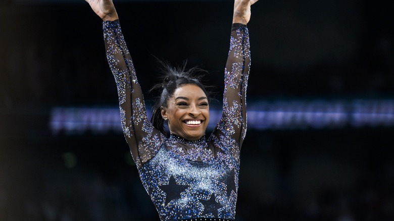 Simone Biles smiling