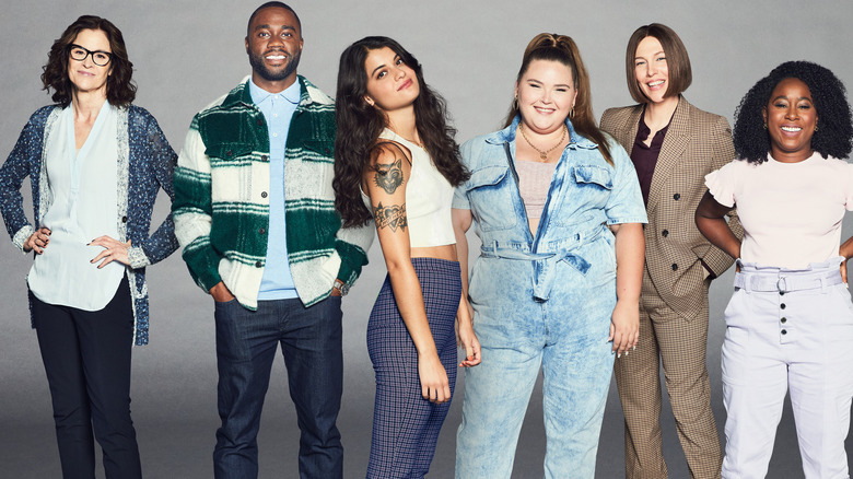 The cast of Freeform's "Single Drunk Female"