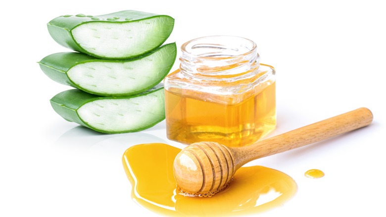 Honey and aloe vera