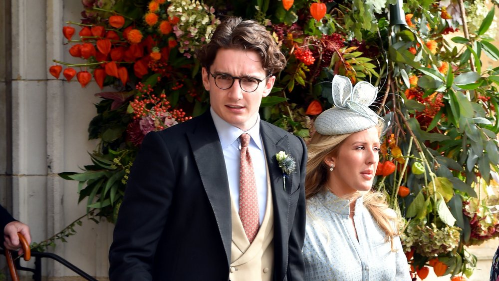 singer Ellie Goulding and Caspar Jopling