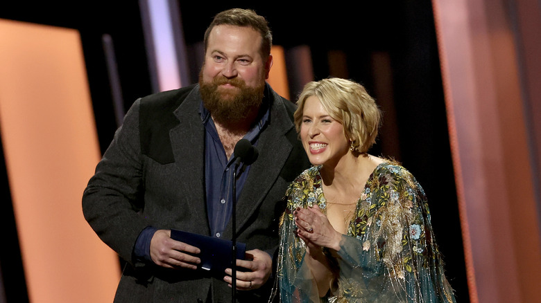 Ben and Erin Napier on stage