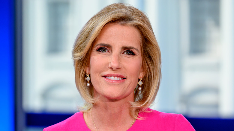 Laura Ingraham smiling on the Fox News set