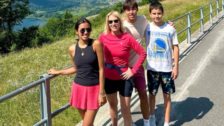 Laura Ingraham and her children in Italy