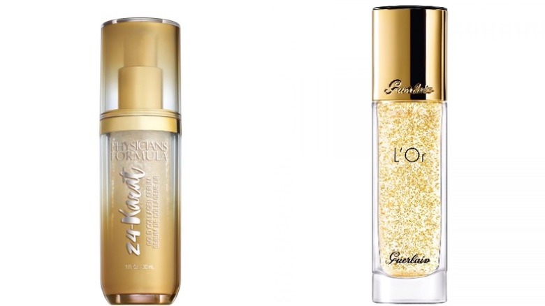  24-karat gold skincare products