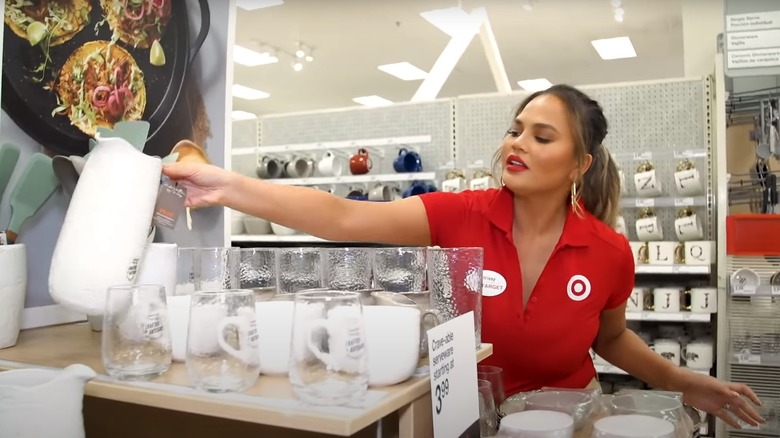 Chrissy Teigen at Target