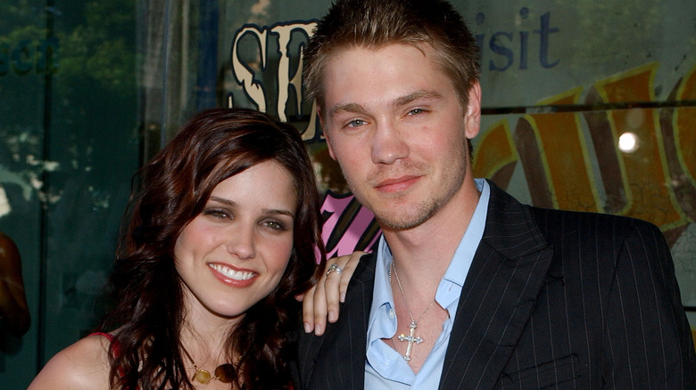 Sophia Bush and Chad Michael Murray smiling