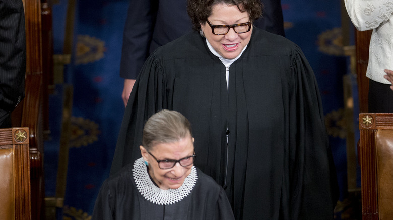 Ruth Bader Ginsburg and Sonia Sotomayor 