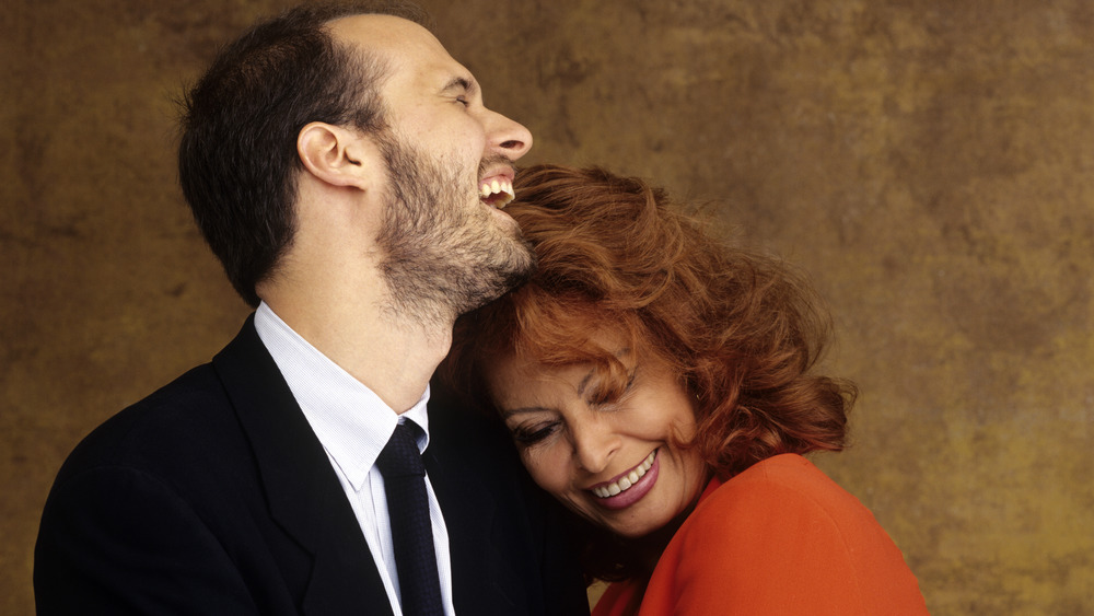 Sophia Loren and son