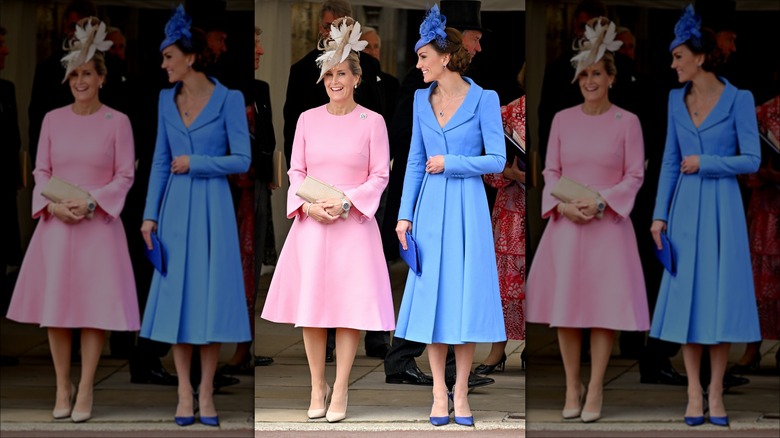 Sophie Duchess of Edinburgh and Princess Catherine