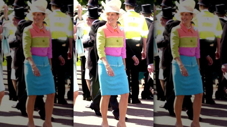 Sophie, Countess of Wessex at Royal Ascot in 2001