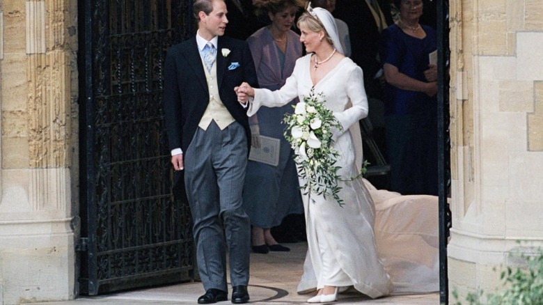 Prince Edward and Sophie on their wedding day