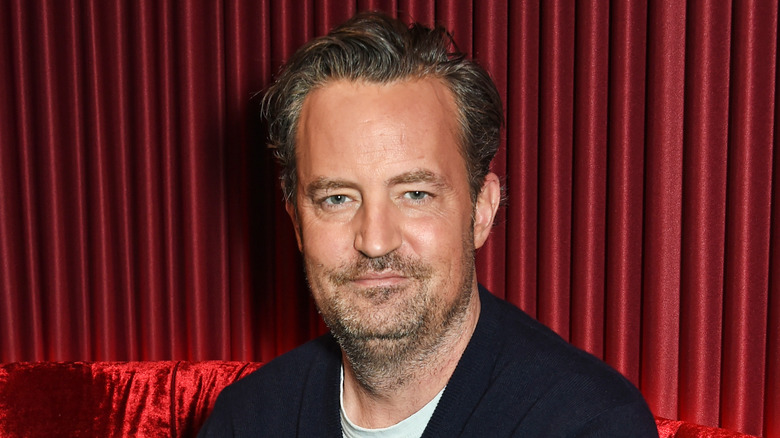 Matthew Perry smiling