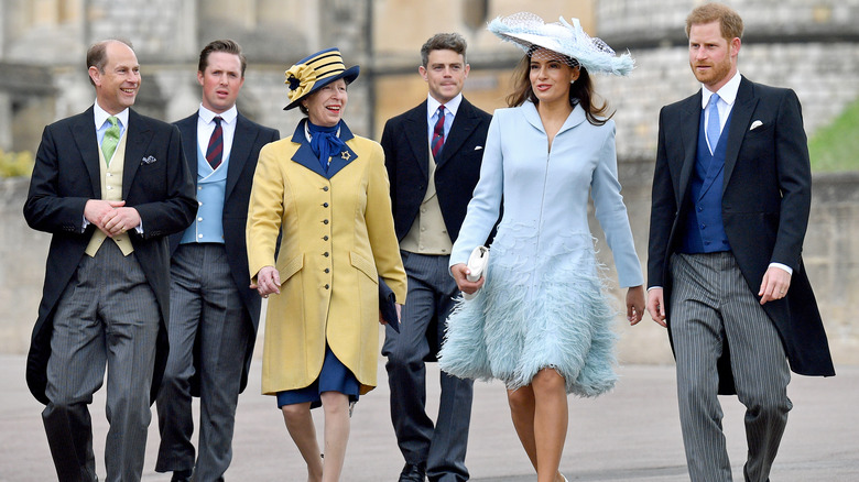 Sophie Winkleman with members of the royal family