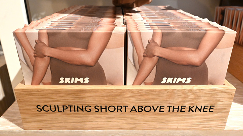 Skims sculpting shorts on Nordstrom shelf