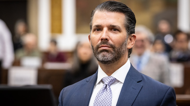 Donald Trump Jr. appearing in court