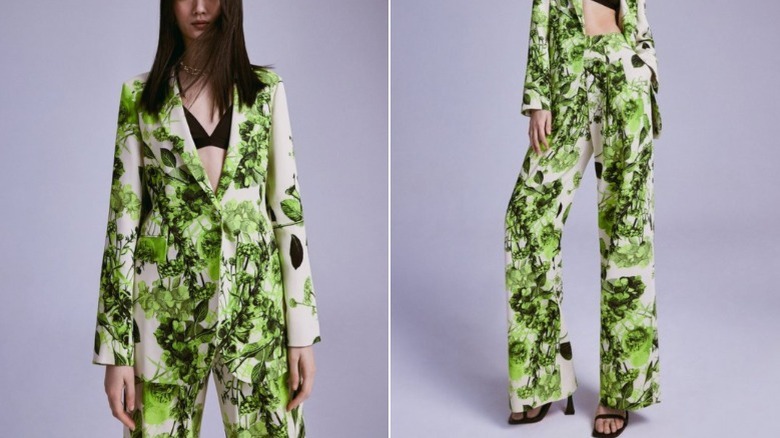 Karen Millan green suit