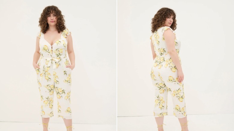 For Love & Lemons lemon jumpsuit