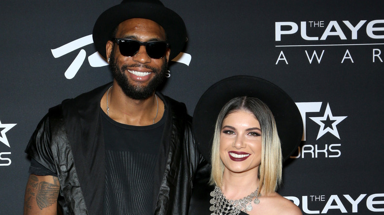 Leah LaBelle and Rasual Butler smiling