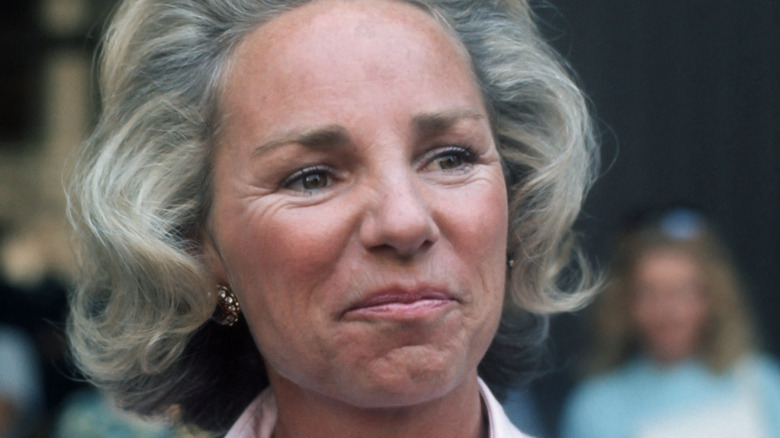 Ethel Kennedy smiling