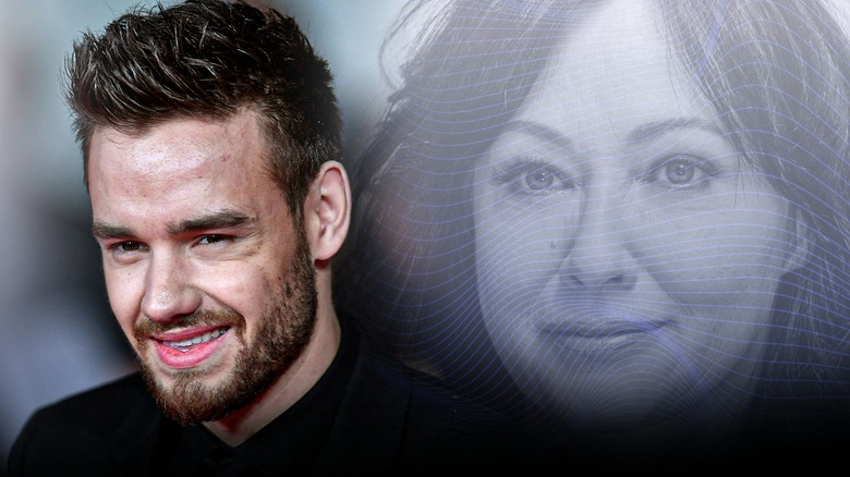 Side by side photos of Liam Payne and Shannen Doherty