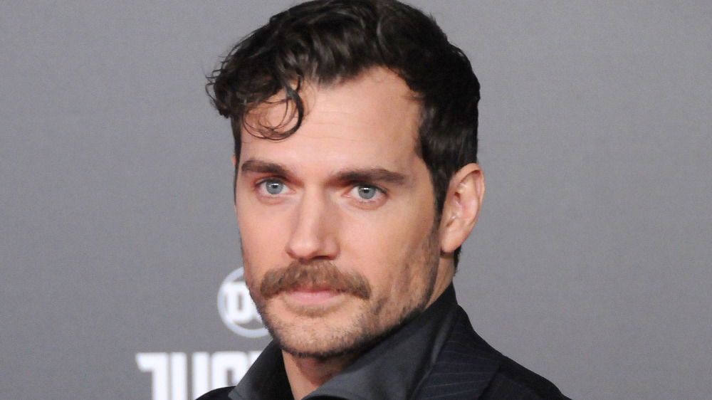 Henry Cavill with a mustache