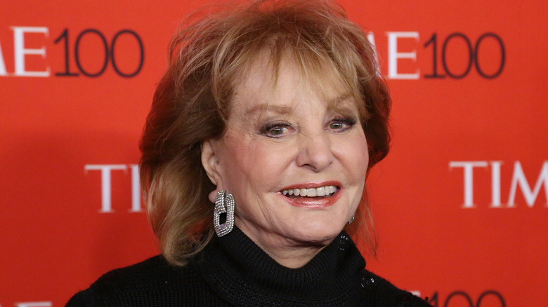 Barbara Walters smiling